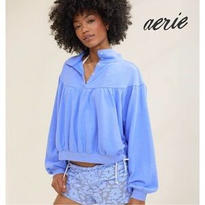 NWOT Aerie Soft Life Button Pullover